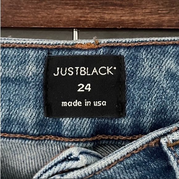 Just Black Denim Stretchy Skinny Ankle Jeans 24 - Picture 4 of 10